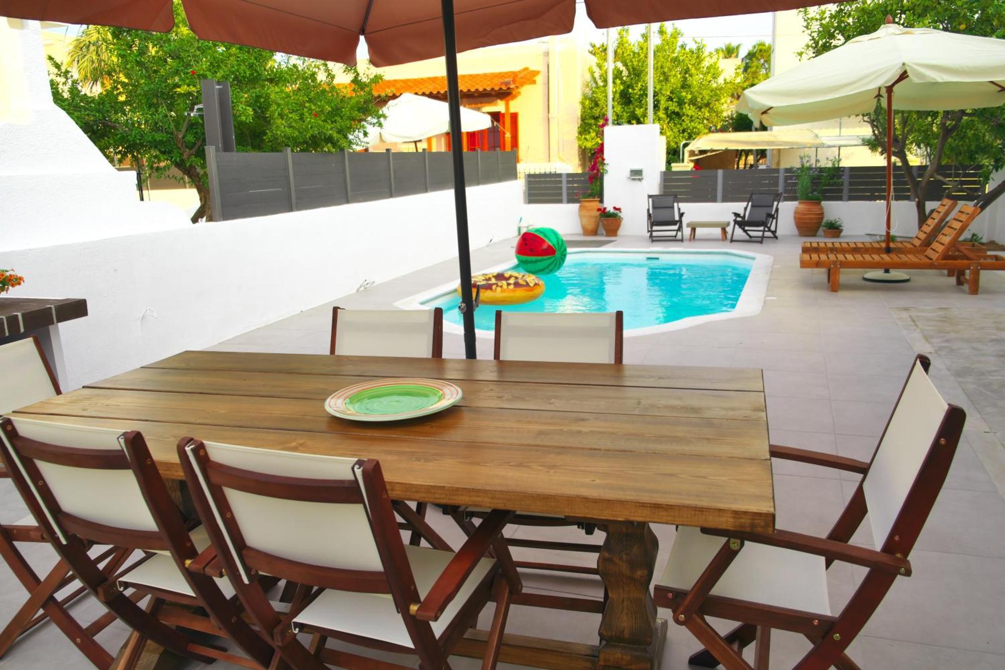 Aegina Giovana'S Pool House מראה חיצוני תמונה